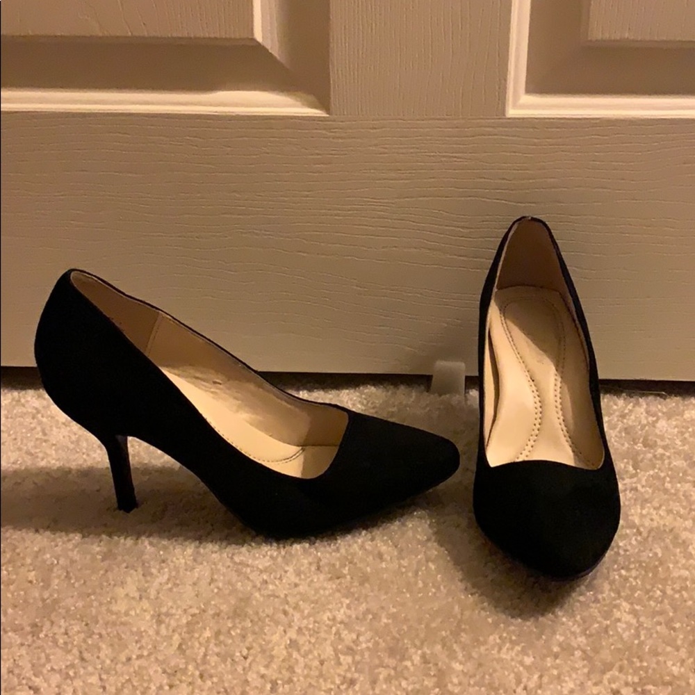 Suede heels